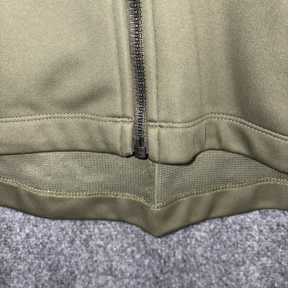 NWT NOBULL Women's Soft Shell Zip Up Jacket - Small - Army Green - Picture 4 of 11